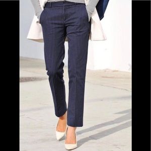 Banana Republic pinstriped ankle pants